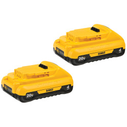 DEWALT DCB240-2 - 20V MAX Li-Ion Compact Battery 2-Pack (4.0 Ah)
