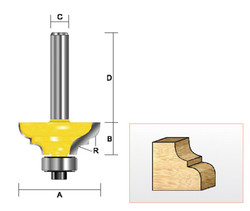 Kempston -   Classical Ogee Bit, 1/8" Radius - 311011