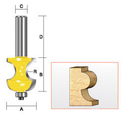 Kempston -   Large Bead & Cove Bit, 3/8" Radius - 321411