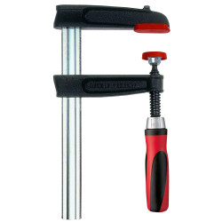 Bessey TGJ2.518+2K - Clamp, woodworking, F-style, 2K handle, replaceable pads, 2.5 In. x 18 In., 600 lb