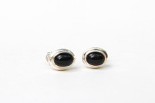 Sterling and Black Onyx Earrings