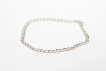Sterling Silver Single Link Chain Bracelet