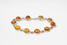 Sterling Silver and Amber bracelet