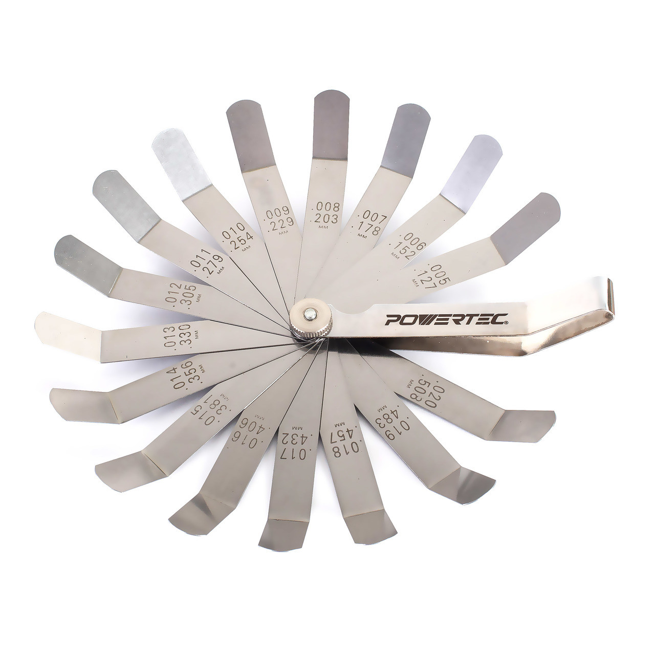 80012 16 Blade Offset Feeler Gauge Set Thickness Gauge for Multi Use