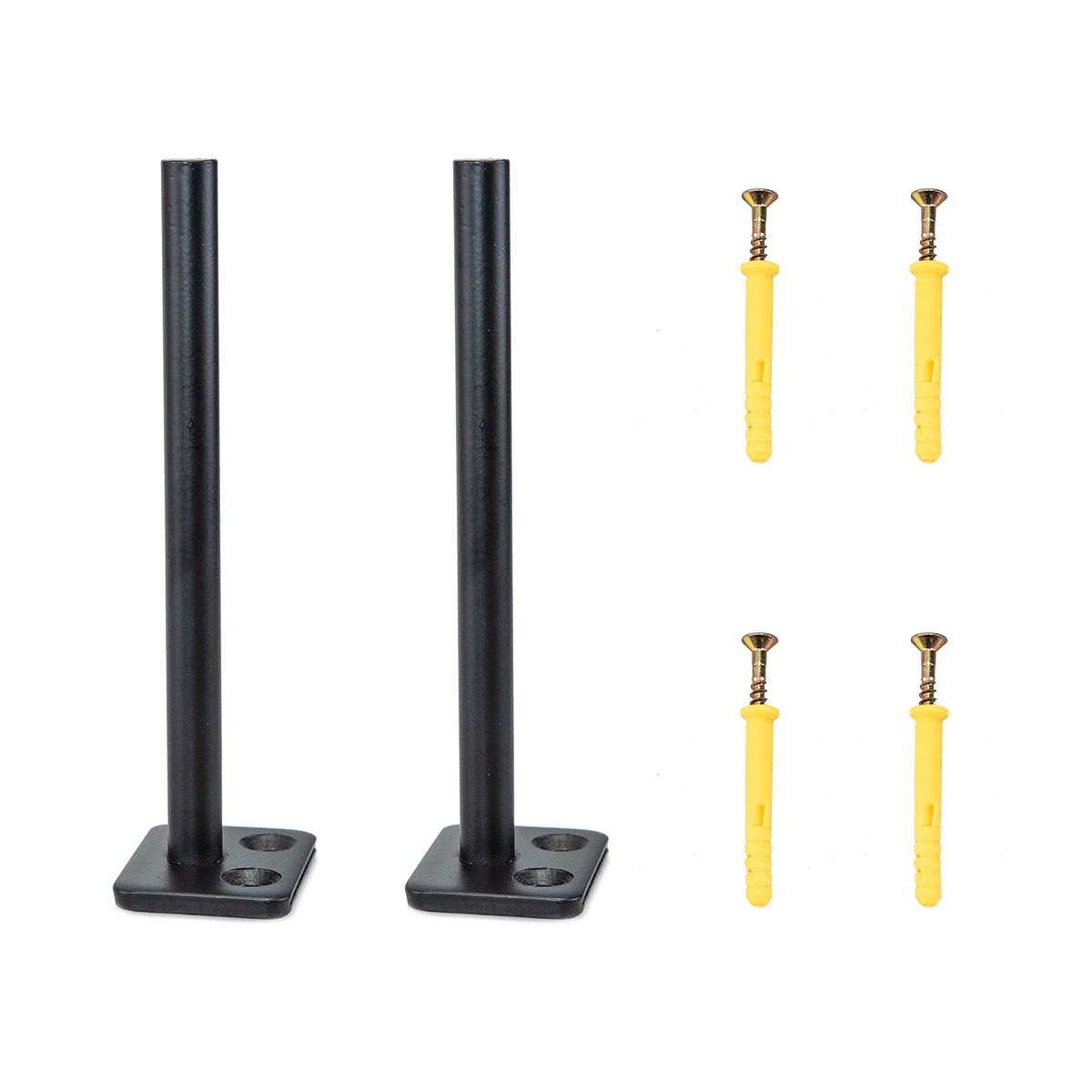 67001 Floating Shelf Mounting Brackets Heavy Duty 6 Inch Steel Rods ½