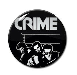 Crime 1" Pin