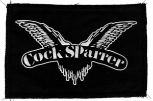 Cock Sparrer Logo 7x4" Printed Patch