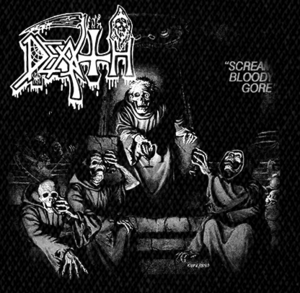 Death Scream Bloody Gore 5x4" Printed Patch