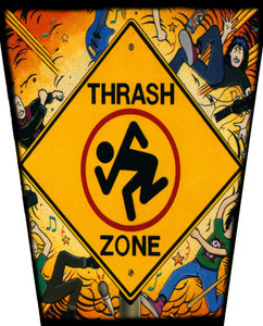 D.R.I. - Thrash Zone 10.5x13" Sublimated Backpatch
