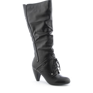 Soda® Shoes - Black Phil Knee-High Boot