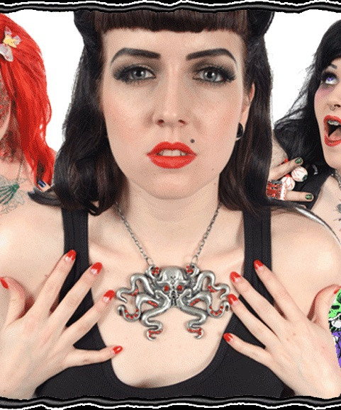 Kreepsville 666 - Octoskull Necklace