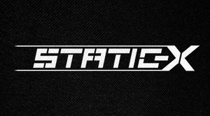 Static-X Logo 6x3" Printed Patch