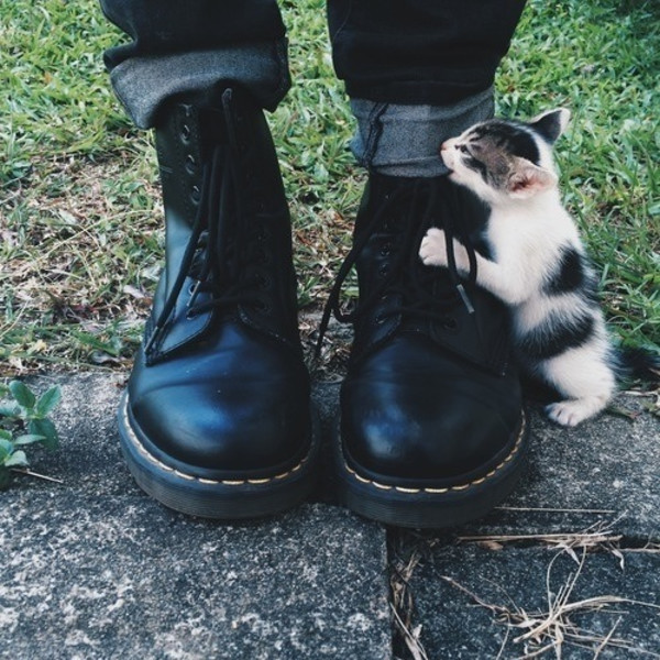 Dr. Martens 1460 Black Nappa 8i Boots - Nuclear Waste