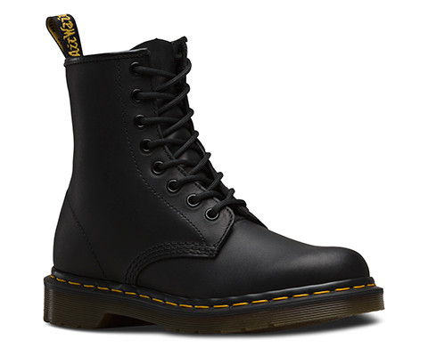 Dr. Martens 1460 Black Greasy 8i Boots - Nuclear Waste