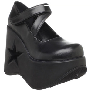 Women's 5 1/4" Strappy Star Wedge Platforms - Dynamite-03