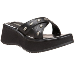 Women's 2 1/2" Studded Wedge Sandals 