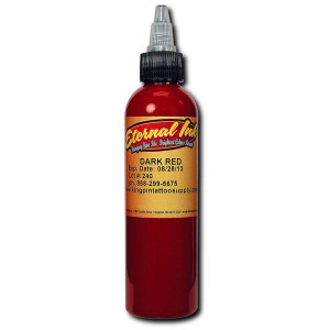 Eternal Ink - Dark Red .5oz Tattoo Ink Bottle