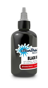 Starbrite Colors - Black Outliner .5oz Tattoo Ink Bottle