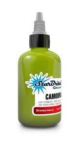 Starbrite Colors - Camouflage Green 1/2 Ounce Tattoo Ink Bottle