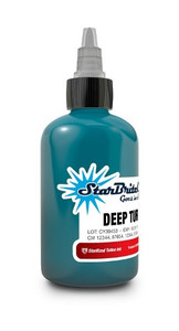 Starbrite Colors - Deep Turquiose 1/2 Ounce Tattoo Ink Bottle