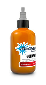 Starbrite Colors - Golden Yellow. .5oz Tattoo Ink Bottle