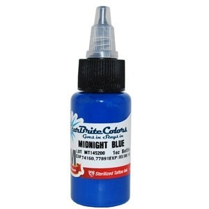 Starbrite Colors - Midnight Blue 1/2 Ounce Tattoo Ink Bottle