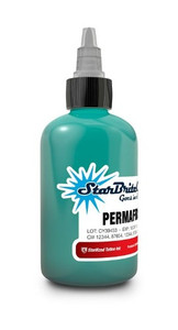 Starbrite Colors - Permafrost Aqua 1/2 Ounce Tattoo Ink Bottle