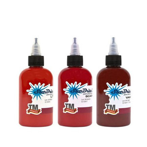 Starbrite Colors Kit - Red Tones 1/2 Ounce Tattoo Ink Bottles