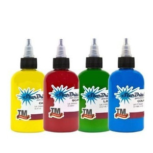 Starbrite Colors Kit - Primary Color Tones 1/2 Ounce Tattoo Ink Bottles