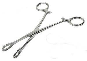 Medical Circular Sloted Surgical Forceps Forester