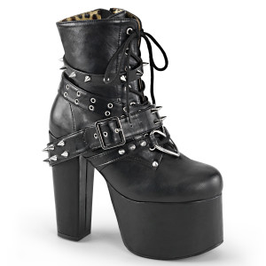 Heart Ring Ankle Boot Platform with Heels - Torment-700