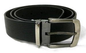 Black Engraved Belt