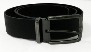 Black Texturized Belt