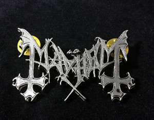 Mayhem - Logo 2" Metal Badge Pin