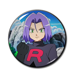 Pokemon - Team Rocket James 1.5" Pin