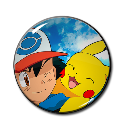 Pokemon Die-Cut Sticker - Ash & Pikachu