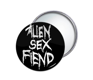 Alien Sex Fiend Logo Pocket Mirror