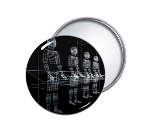 Kraftwerk Robots Pocket Mirror