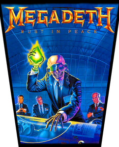 Megadeth - Rust in Peace 10.5x13" Sublimated Backpatch