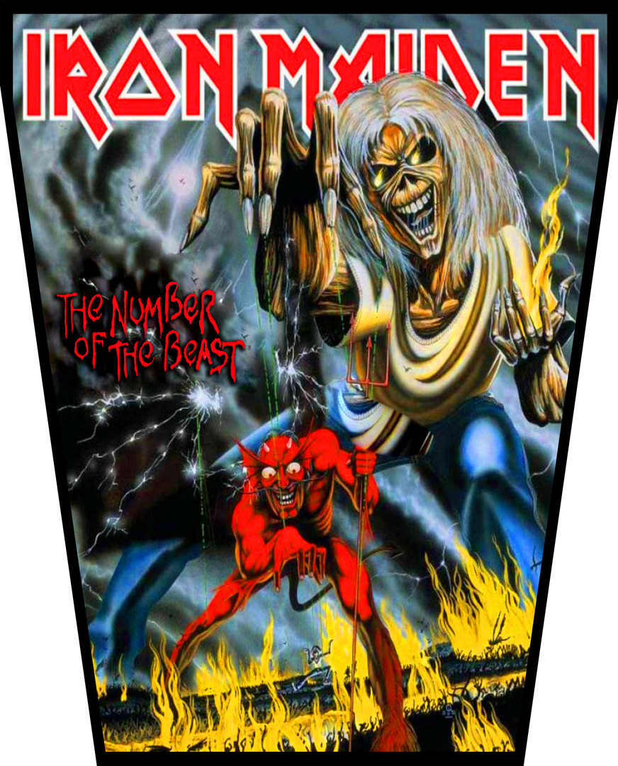 Iron Maiden - The Number of the Beast 10.5x13