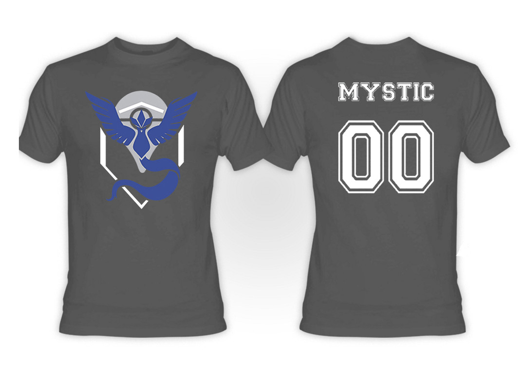 Pokemon's Team Mystic Grey T-Shirt