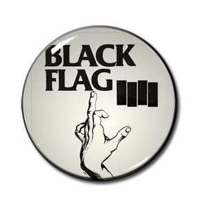 Black Flag - My Life My Rules 1.5" Pin