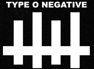 Type O Negative Logo 5x4" Printed Patch