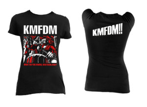 KMFDM - What do you know Deutschland? Girls T-Shirt   **LAST IN STOCK**