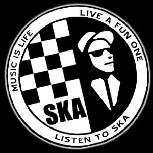 Listen to Ska 5x5" Printed Sticker