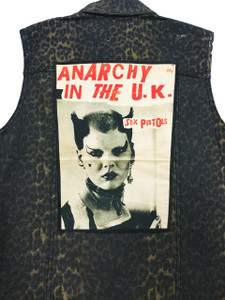 Sex Pistols - Anarchy in the U.K. 13.5" x 10.5" Color Backpatch