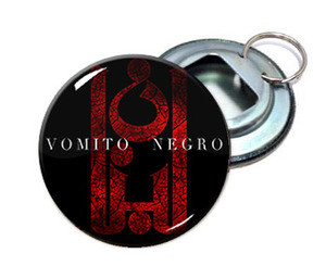 Vomito Negro 2.25" Metal Bottle Opener Keychain