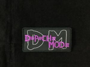 Depeche Mode - Purple DM 4.25x2.25" Embroidered Patch