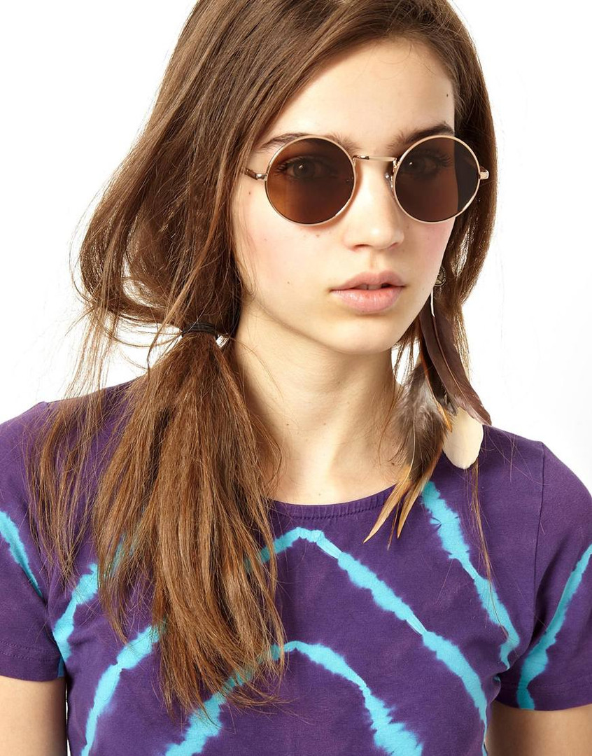 John Lennonmetal Round Sunglasses