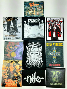 10 Piece Patch Lot - Slayer, Nile, Possessed + More!